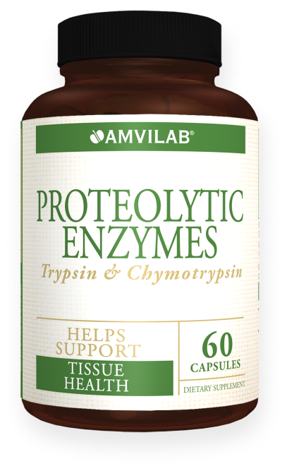 bottle of protelytic enzymes